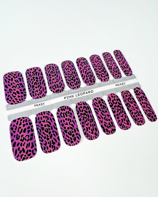 Pink Leopard - Nail Polish Wraps
