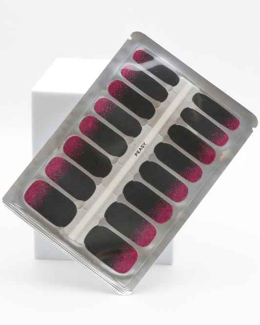 Pink Ombre Glitter - Nail Polish Wraps