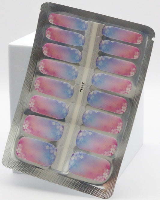 Glisten Floral - Nail Polish Wraps