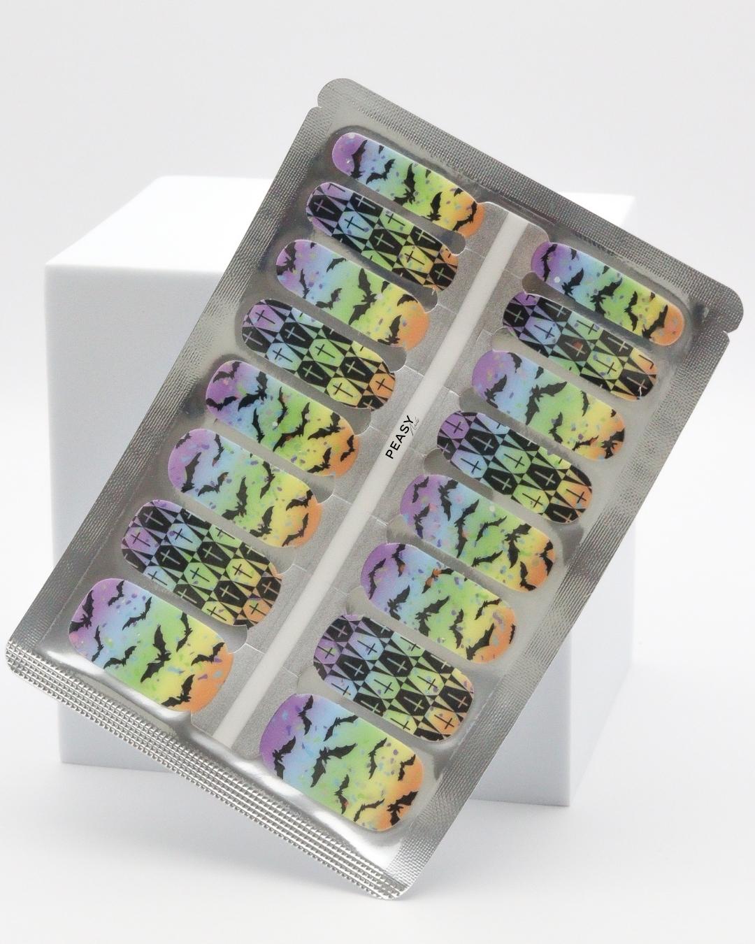 Bats & Crosses - Nail Polish Wraps