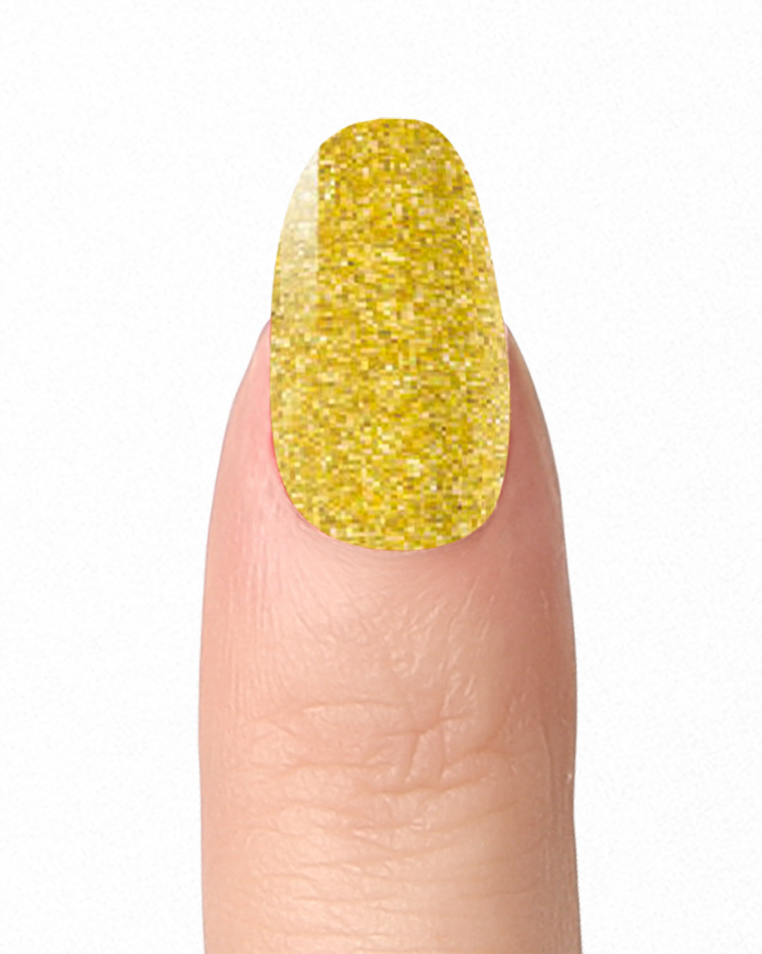 Yellow Gold Glitter - Nail Polish Wraps