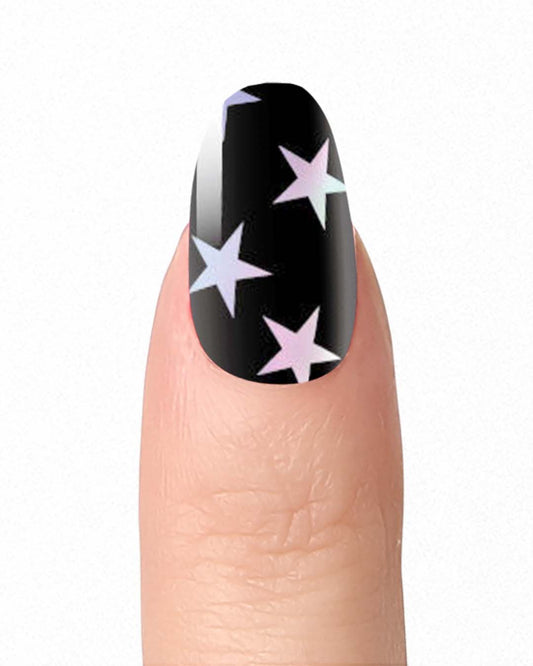 Holographic Star - Nail Polish Wraps