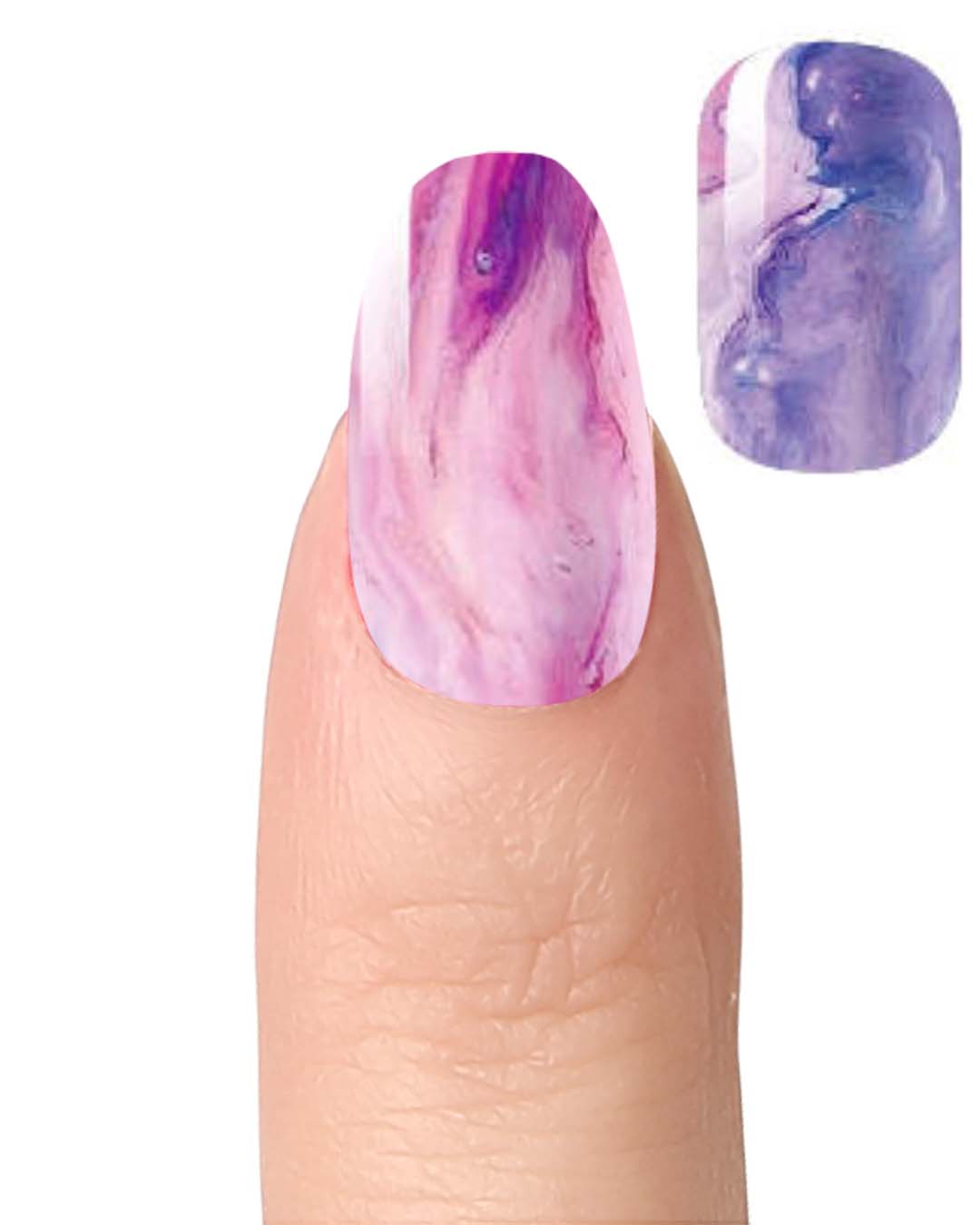 Unicorn Marble - Nail Polish Wraps